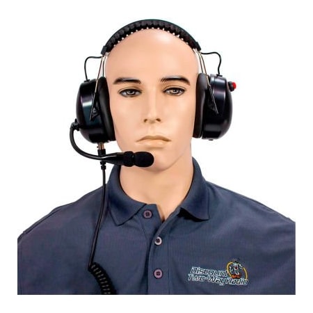 Discount Two-Way Radio RCA High Noise Reduction Two-Way Radio Headset, Over the Head, Dual Muff HS65NR-X03